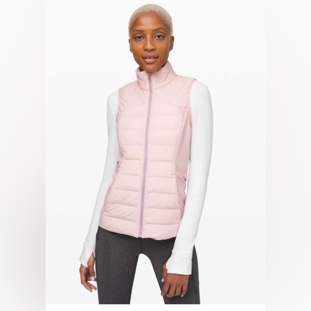 Lululemon Down For It All Vest(Porcelain Pink)